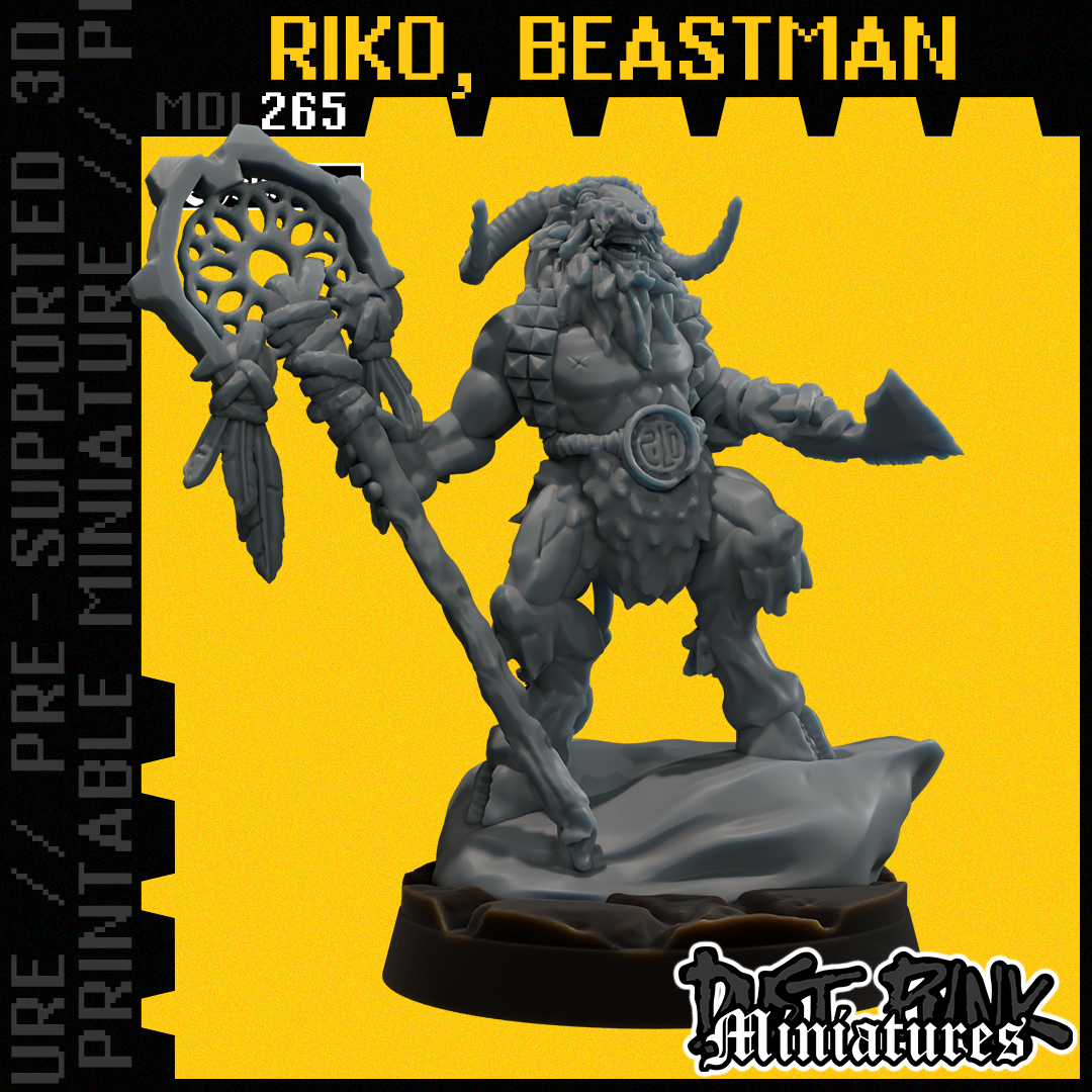MDL265 RIKO, BEASTMAN [PRE-SUPPORTED]
